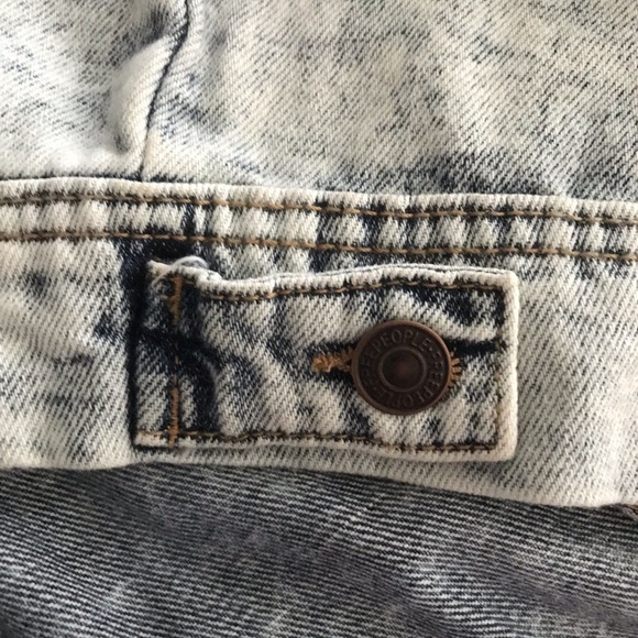 Free people Jean jacket SZ S - Picture 6 of 8